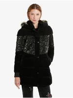 Black Women's Quilted Winter Coat Desigual - Women