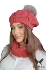 Set da donna Kamea Kamea_Set_Hat&Chimney_K.22.202.22_Coral