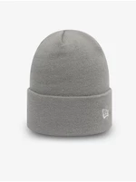 Light Grey Men's Ribbed Winter Hat New Era Essential - Men's