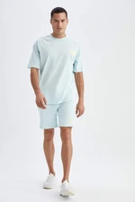 DEFACTO Slim Fit Thin Sweatshirt Fabric Short