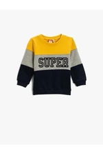 Koton Boys' Printed Sweatshirt Cotton