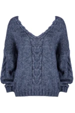 Kamea Woman's Sweater K.21.610.12 Navy Blue