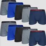 10PACK Men's Boxers Gianvaglia Multicolor