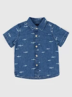 GAP Kids Denim Shirt Shark Washwell - Boys