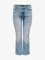 Light blue women's jeans ONLY CARMAKOMA Duru - Women