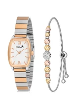 Polo Air Vintage Women's Wristwatch Dorica Bracelet Combination Silver-Copper Color