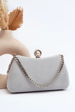 Nadrea Gray Clutch Bag