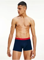 Sada tří tmavě modrých pánských boxerek Tommy Hilfiger Underwear - Pánské