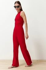 Trendyol Red Maxi Jumpsuit