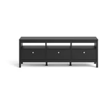 Czarna szafka pod TV 151x54 cm Madrid – Tvilum