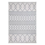 Biało-szary bawełniany dywan Oyo home Duo, 80 x 150 cm