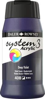 Daler Rowney System3 Akrylová farba 500 ml Deep Violet