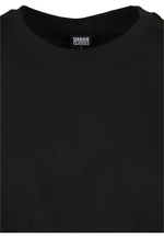 Dámské tričko s prodlouženým ramenem černé