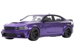 2023 Dodge Charger Super Bee Plum Crazy 1/18 Model Car by GT Spirit