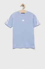 Dětské bavlněné tričko adidas U FI 3S s aplikací