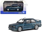 1989 BMW E30 M3 Alpina B6 3.5S Alpina Blue Metallic 1/43 Diecast Model Car by Solido