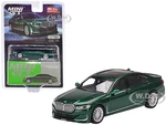 BMW Alpina B7 xDrive Alpina Green Metallic Limited Edition to 1200 pieces Worldwide 1/64 Diecast Model Car by True Scale Miniatures