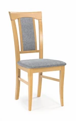 Jídelní židle Korso, dub medový/šedá