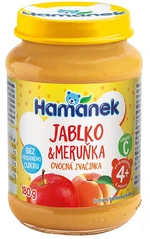 HAMÁNEK Meruňka ovocná svačinka bez přidaného cukru 180 g