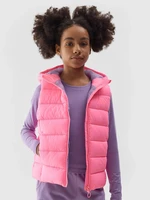 Girls' 4F Synthetic Down Down Vest - Pink