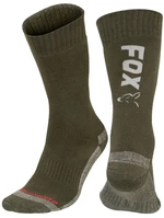 Fox ponožky collection green silver thermolite long sock - 40-43