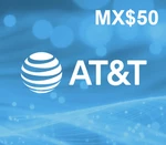 AT&T MX$50 Mobile Top-up MX