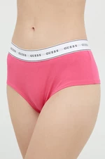 Kalhotky Guess CARRIE růžová barva, O97E03 KBBU1