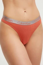 Tanga Calvin Klein Underwear oranžová barva, 000QD3539E