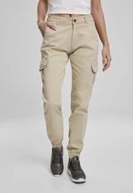 Women's Cargo High Waisted Concrete Trousers