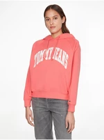 Pink Women's Hoodie Tommy Jeans - Women