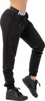 Nebbia Iconic Mid-Waist Sweatpants Black M Fitness nohavice