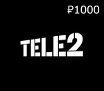 Tele2 ₽1000 Mobile Top-up RU