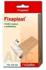 Fixaplast Classic náplasť 1 m x 8 cm textilná s vankúšikom