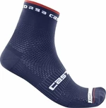 Castelli Rosso Corsa Pro 9 Sock Belgian Blue L/XL Kerékpáros zoknik