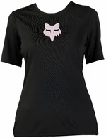 FOX Womens Ranger Foxhead Short Sleeve Jersey Black S