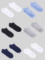 Yoclub Kids's Ankle Thin Socks Basic Colours 6-Pack