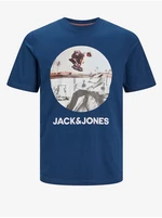 Men's Blue T-Shirt Jack & Jones Navin - Men's