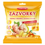 TEREZIA Zázvorky želatinky s rakytníkem, zázvorem a vitaminy 10 kusů