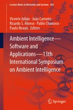 Ambient IntelligenceâSoftware and Applicationsâ13th International Symposium on Ambient Intelligence