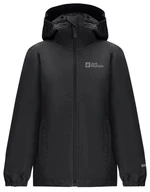 Jack Wolfskin Flaze K 128, black Dětská bunda na zip