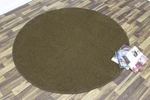 Kusový koberec Nasty 101154 Braun kruh-200x200 (průměr) kruh