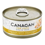CANAGAN Chicken with vegetables konzerva pro kočky 75 g