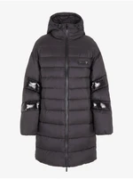 Černý dámský kabát Armani Exchange - Dámské