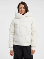 Cream women's quilted jacket Noisy May Tally - Ladies