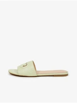 Light green women's slippers Guess Tashia - Women's