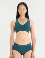 Icebreaker W Sprite Racerback Bra Green Glory M