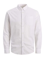 Jack&Jones Pánská košile JJEOXFORD Slim Fit 12182486 White XXL