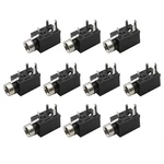 10Pcs/lot Headphone Jack PJ-210B 4 Pin DIP 2.5mm Female Socket Headphone Stereo Audio Connector PJ210B