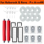 For Roborock Q Revo / P10 A7400RR Robot Vacuums Cleaner Accessory Main Side Brush Hepa Filter Mop Cloths Dust Bag Spare Part