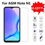 2-1PCS Phone Film For AGM Note N1 N 1 Tempered Glass Protective Glass Screen Protector For AGM Note Z1 6.52" Pelicula De Vidrio